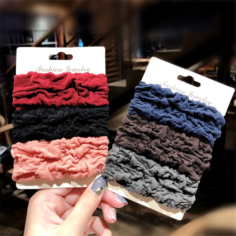 Женские резинки для волос 1Pcs2019 эластичные с конским хвостом аксессуары хит