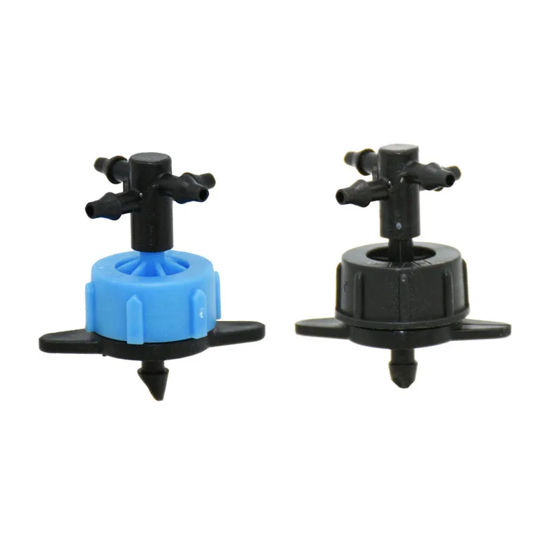 

4L 8L emitter drip 4 way cross Connector dripper water debit water splitter drip arrow system 50pcs