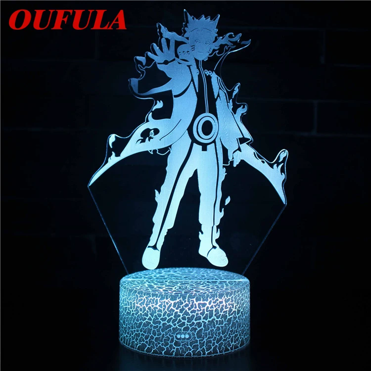 

Night LED Lights Novelty 3D lamp Cute Toy Gift 7 Color Abstract Artist Graphics Cartoon Atmosphere Lamp For Children Kids Room