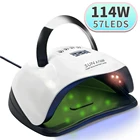 114 Вт Светодиодный УФ-лампа профессиональная Фототерапия оборудование для ногтей отверждение все Гель-лак Инструменты жидкокристаллический дисплей ГРМ Сушилка для ногтей