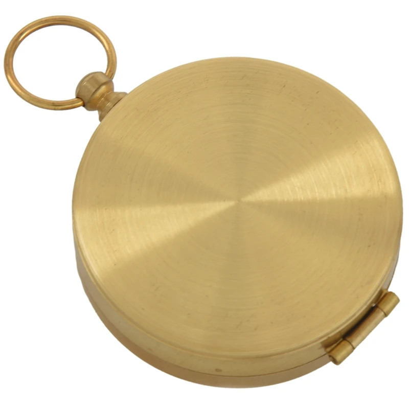Классические латунные карманные часы стиль кемпинг компас | Спорт и развлечения