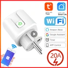 Умная розетка с поддержкой Wi-Fi и голосового управления, 20 А