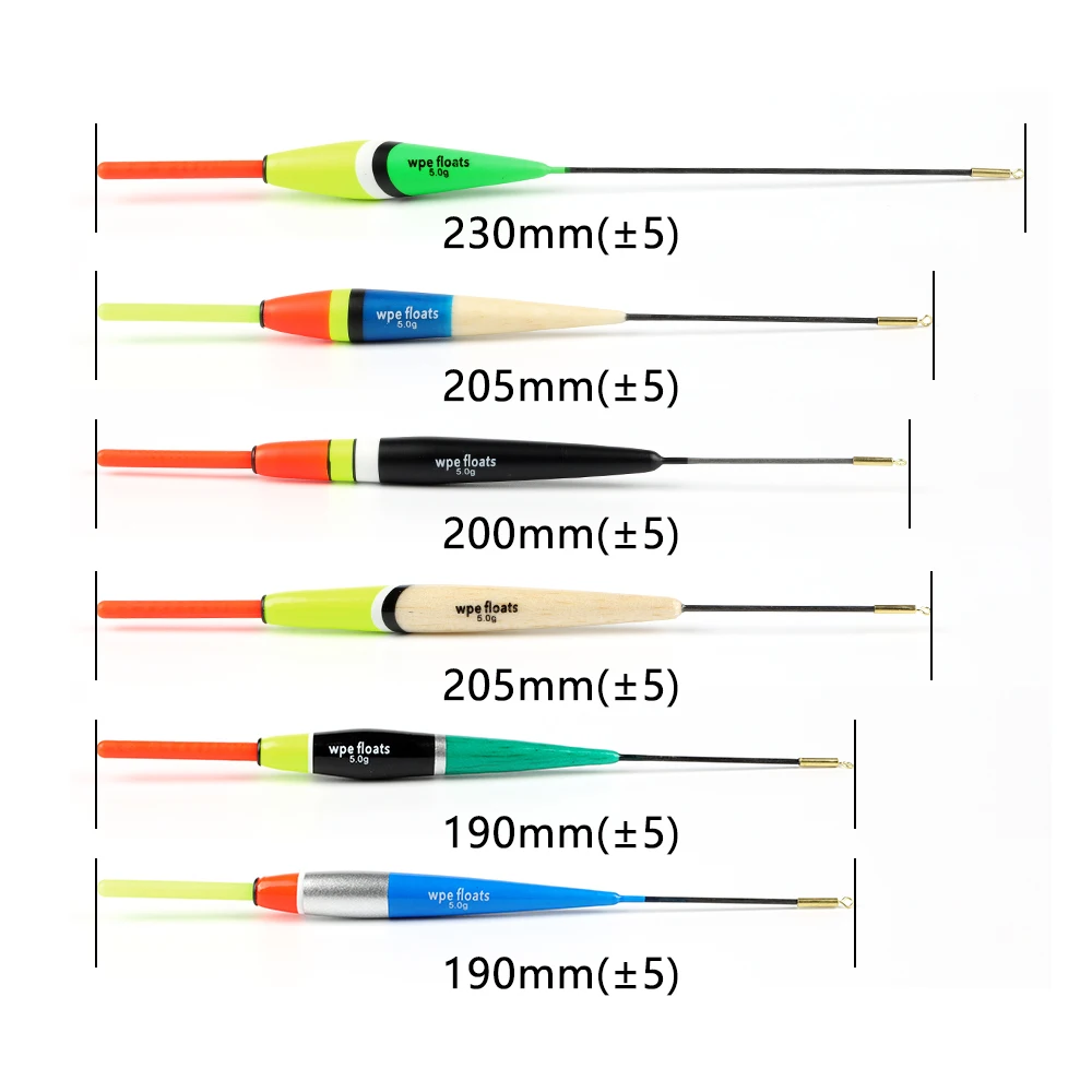 W. P.e 5 шт./упак. рыболовный поплавок высота 19 23 см вертикальный для ловли карпа