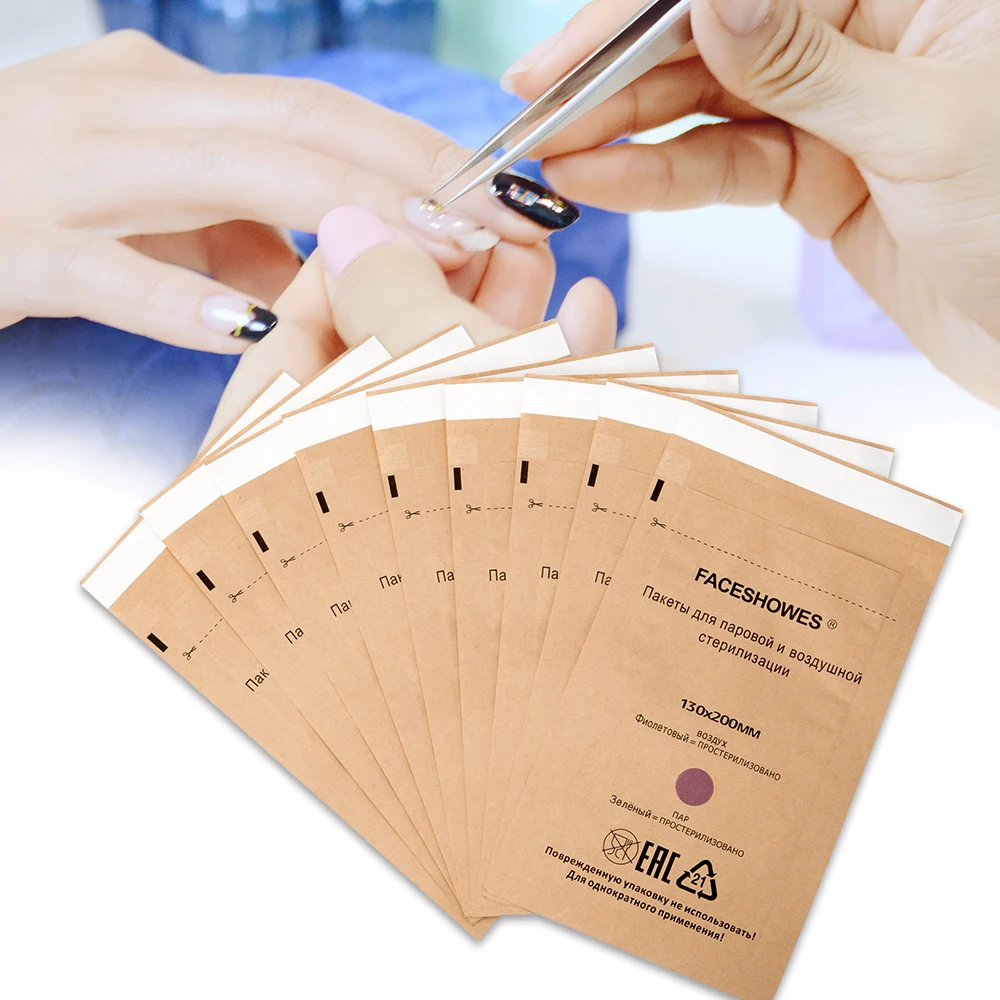 Одноразовые мешочки для инструментов дезинфекции Dmoley 50 сумка | Красота и