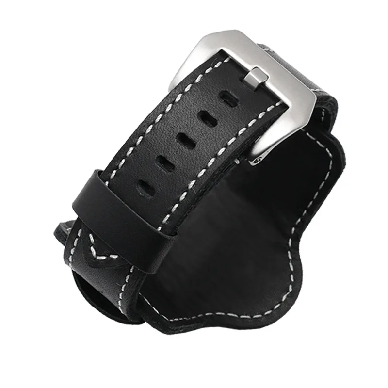 20mm 22mm 24mm 26mm, suitable for Panerai PAM380 111 351 frosted leather surface large leather chain