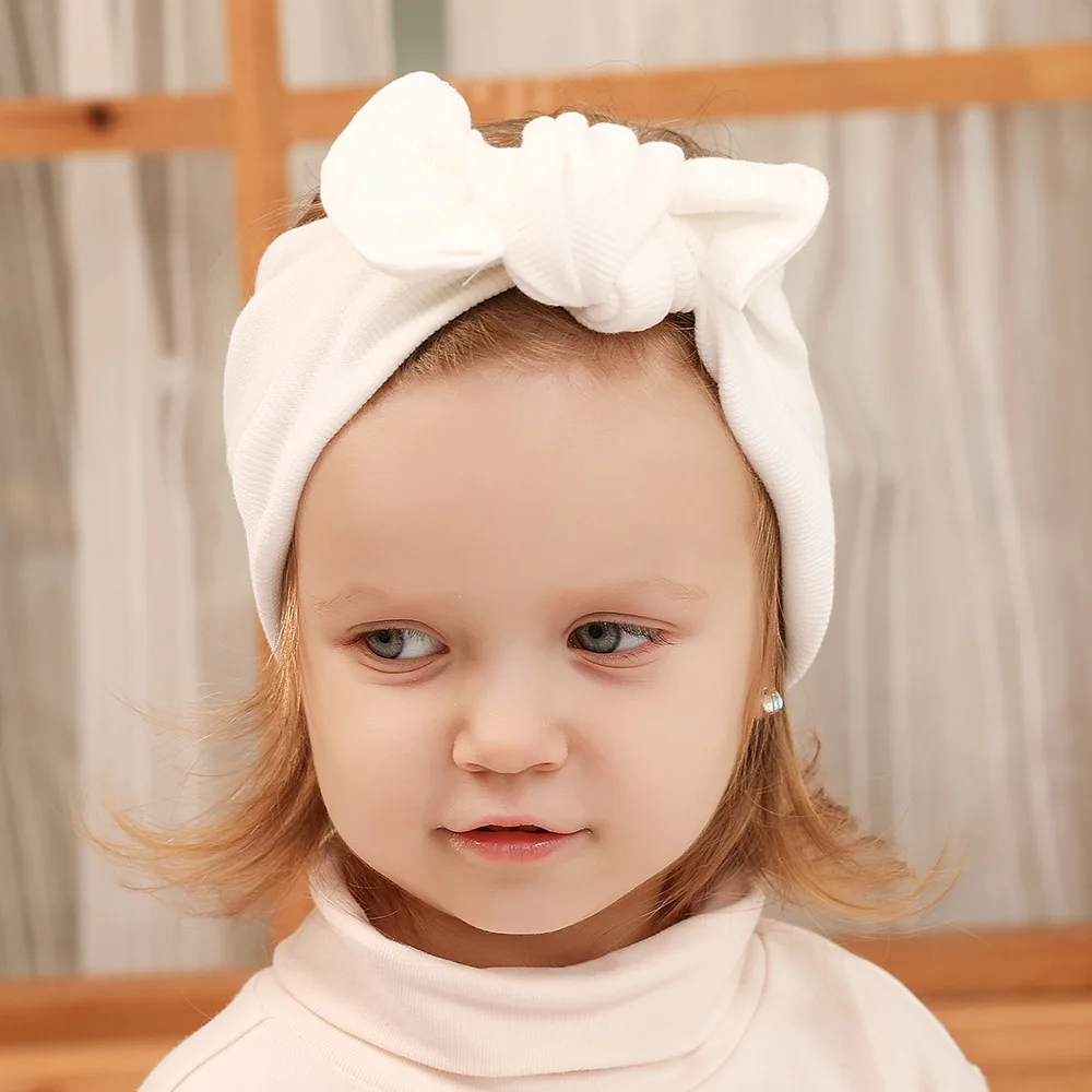 Хлопковая однотонная женская блестящая бандана крученая широкая повязка на