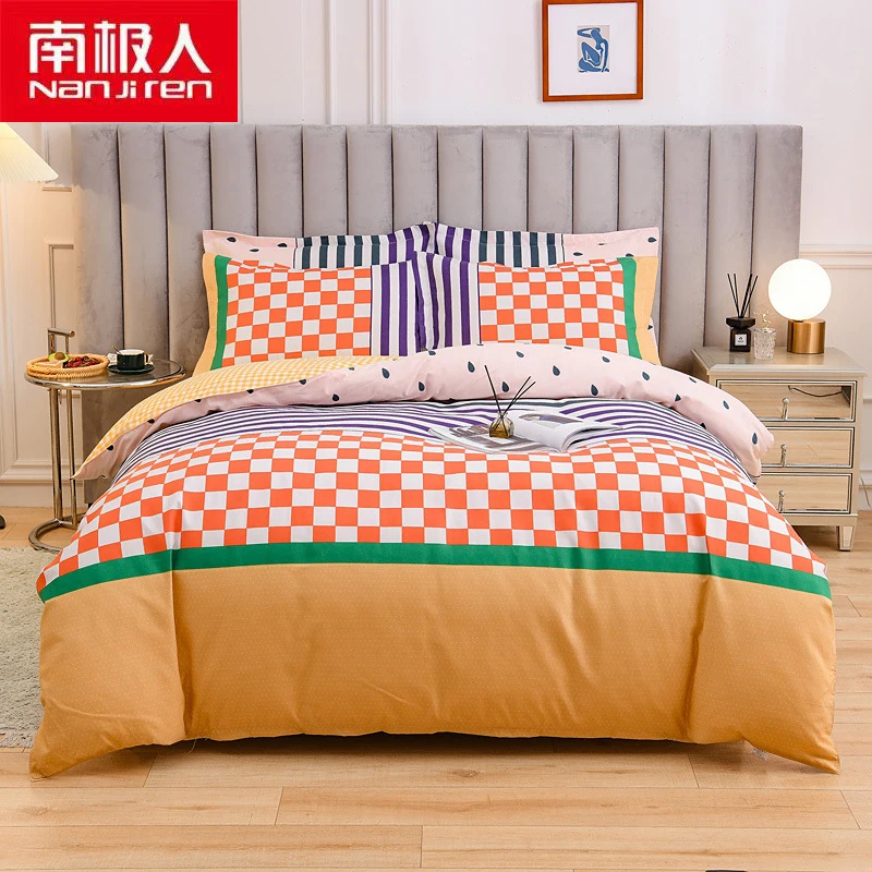 

Товары для домашнего текстиля NANJIREN, Комплект постельного белья из двух предметов, постельного белья и 1 простыни с мультяшным принтом