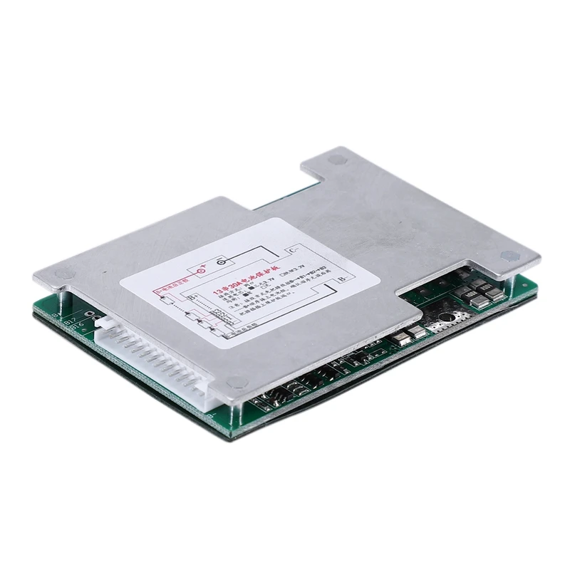 Hot 3C-13S 48V 30A Li-Ion Lipolymer Battery Protection Board BMS PCB with Balance Heatsink for E-Bike EScooter | Электроника