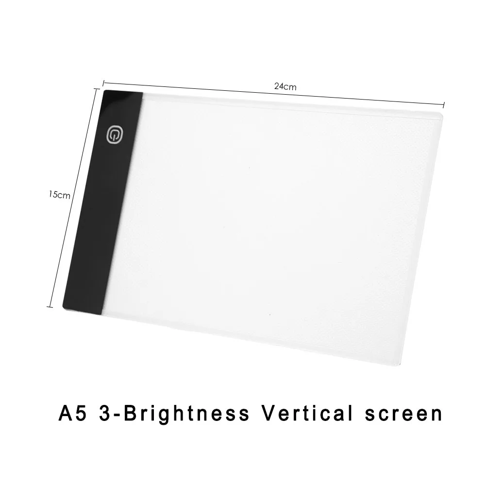 Цифровой планшет A3 A4 A5 GraphicTablet для рисования знак дисплей Панель светящийся трафарет Графический художник тонкая доска для рисования свет - Цвет: A5  3BVS