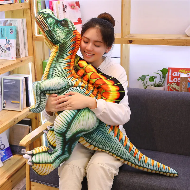 

40-100cm New Spinosaurus Doll Plush Toy Cartoon Plush Animal Soft Filled Doll Child Realistic Doll Pillow Child Birthday Gift