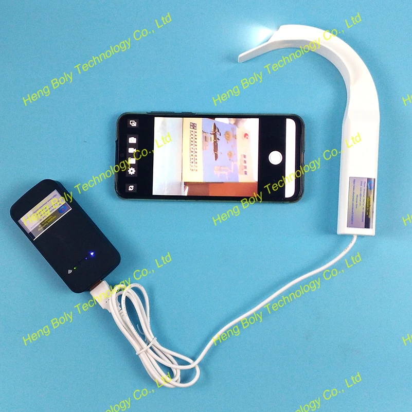 Laringoscopio de v&iacute;deo, laringoscopio inal&aacute;mbrico desechable, para intubaci&oacute;n-0