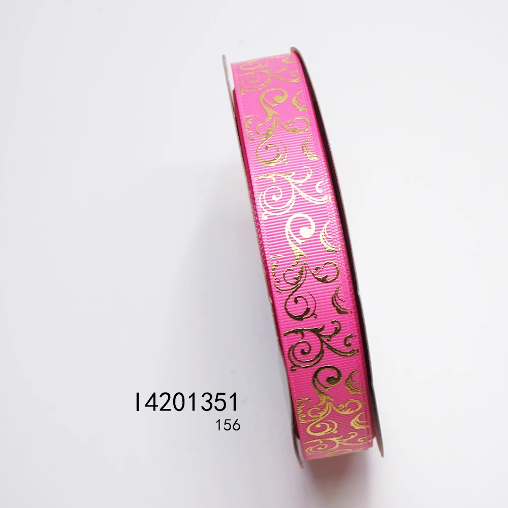 Бесплатная доставка корсажная лента 22 мм 7/8 дюйма 50 ярдов с золотым завитком и