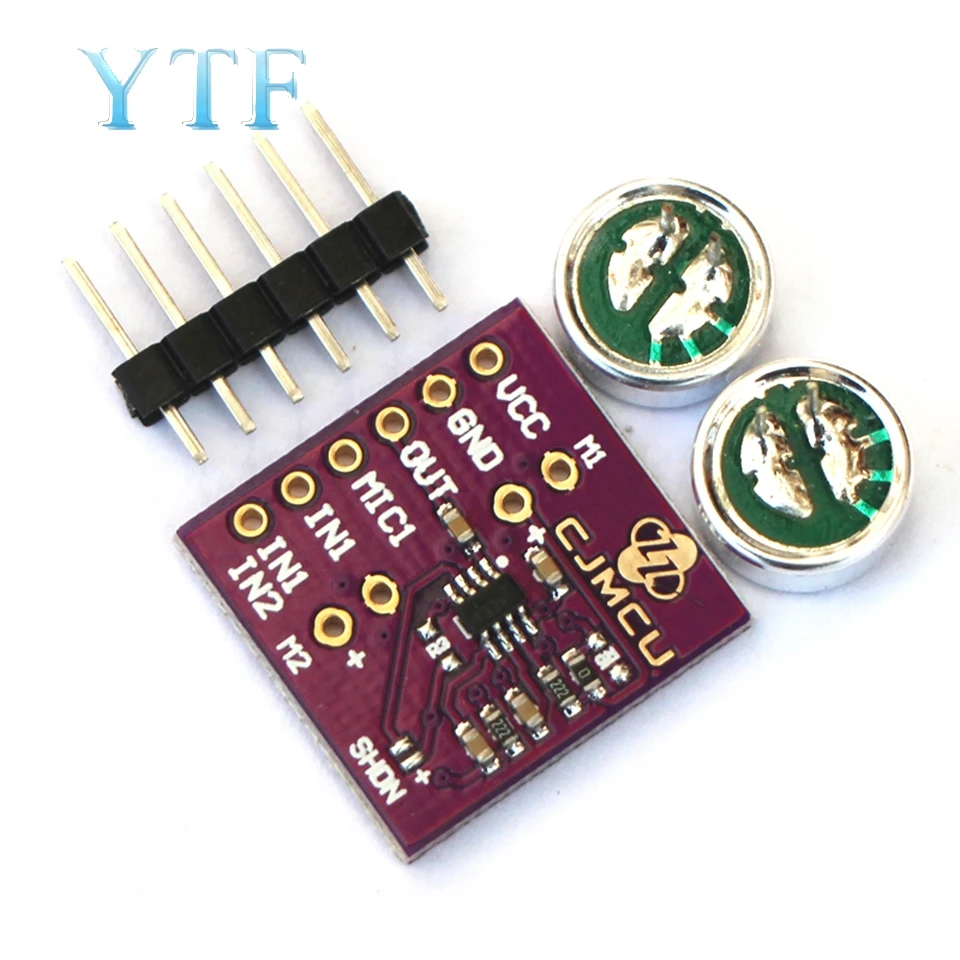 

CJMCU-9813 MAX9813H Microphone Microphone Amplifier Fixed Gain Integrated Bias Module