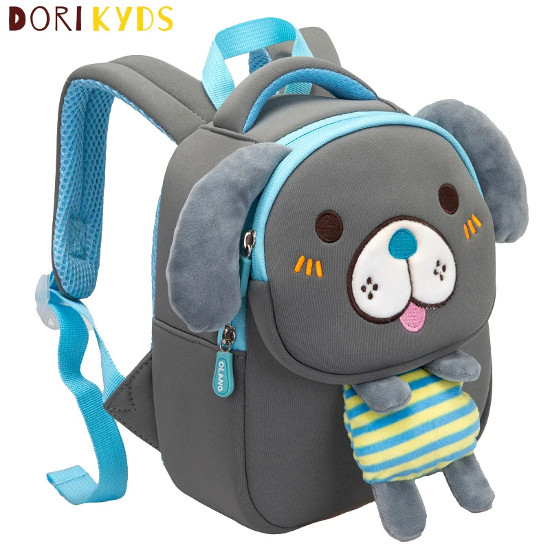 DORIKYDS Cartoon Children Plush Backpack Plush Dog Toy Compartment Storage Child Backpack Bag Fashion Cute Kids Gift