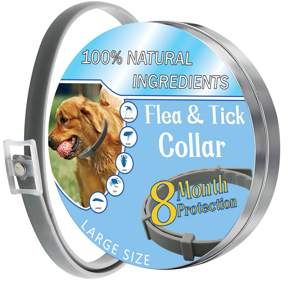 Ошейник для домашних животных кошек собак Отпугиватель блох кольцо на шею против