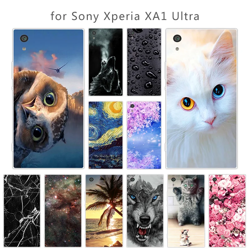 Для Sony Xperia XZ2 XZ3 XA1 XA2 Ultra XZ Премиум мягкий чехол из ТПУ для Compact H8314 10 Z5 защитная сумка