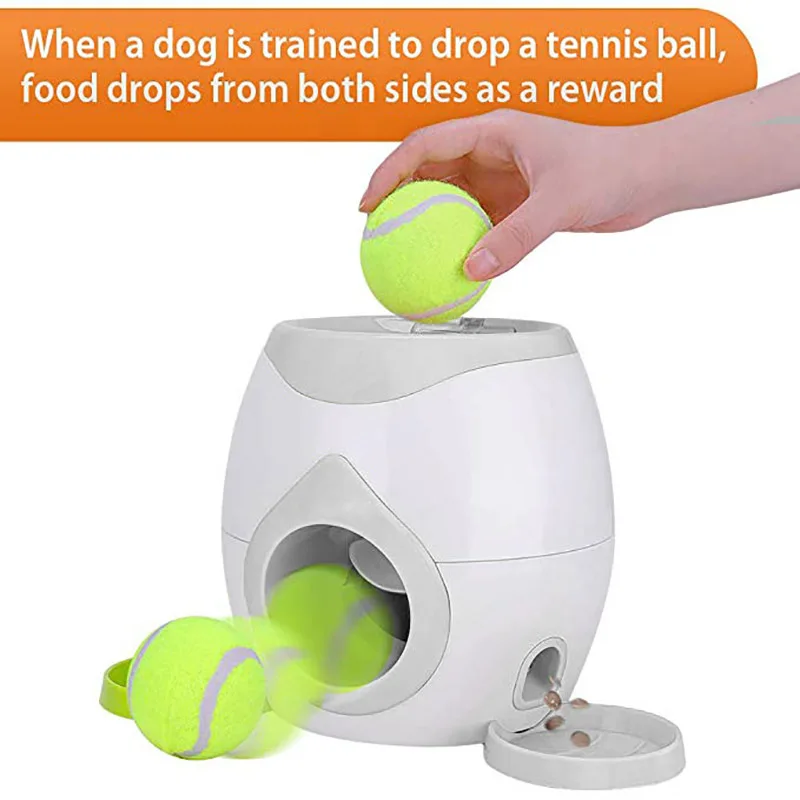 Интерактивная игрушка для питомцев собака головоломка дозатор еды теннис