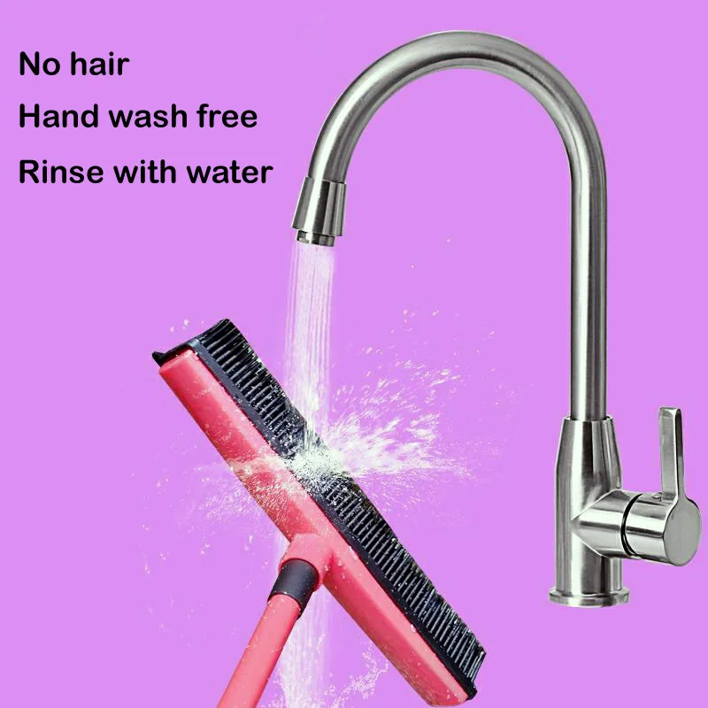 Резиновая щетка с длинным нажимом Швабра скребок щетиной от царапин для домашних