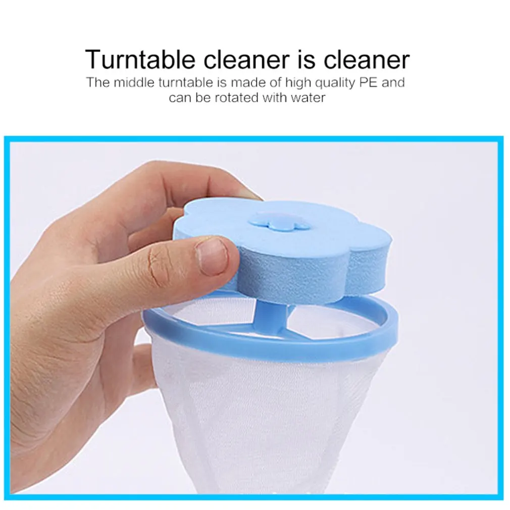 

Hot Mesh Filter Bag Floating Washing Machine Wool Filtration Hair Removal Device House Cleaning Laundry Ball Cleaner