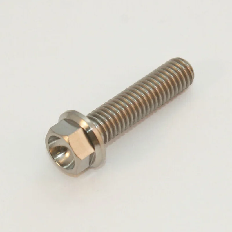 M10 Титан болты с шестигранной головкой фланца 20 25 30 35 40 45 50 55 60 ММ 1 мм Шаг