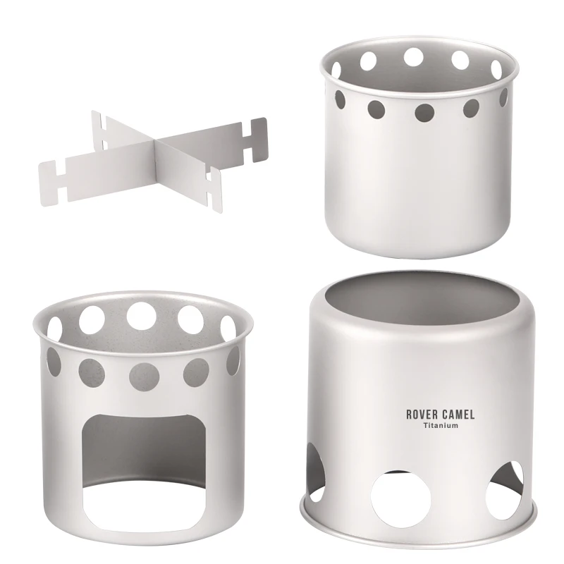 Rover Camel уличная походная Сверхлегкий Титан дровяная печь Открытый Отдых