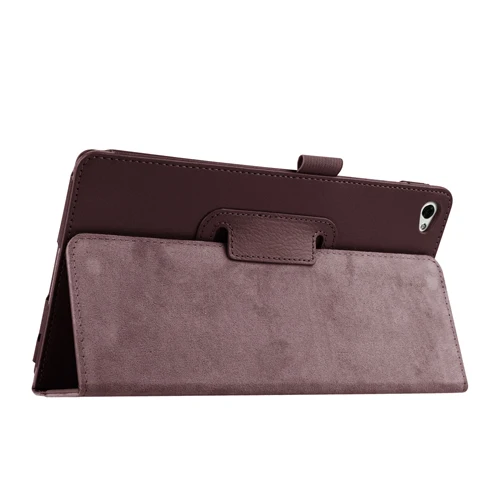 HISTERS из искусственной кожи чехол для huawei MediaPad T2 10,0 Pro крышка для FDR-A01L FDR-A01W FDR-A03L FDR-A04L 10,1 дюймов планшет - Цвет: Коричневый