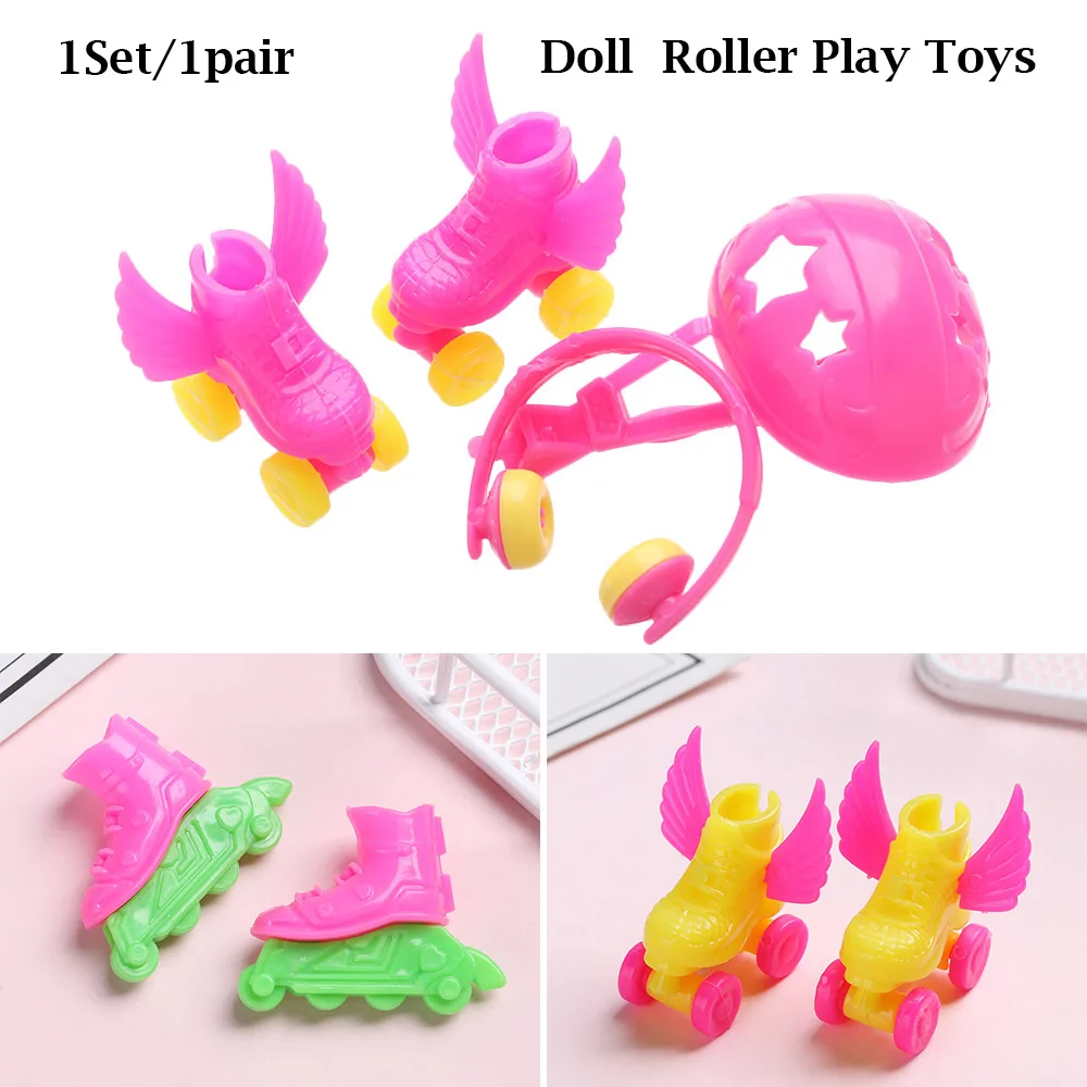 1 комплект/1 пара ботинок для фигурного катания на роликах случайного цвета