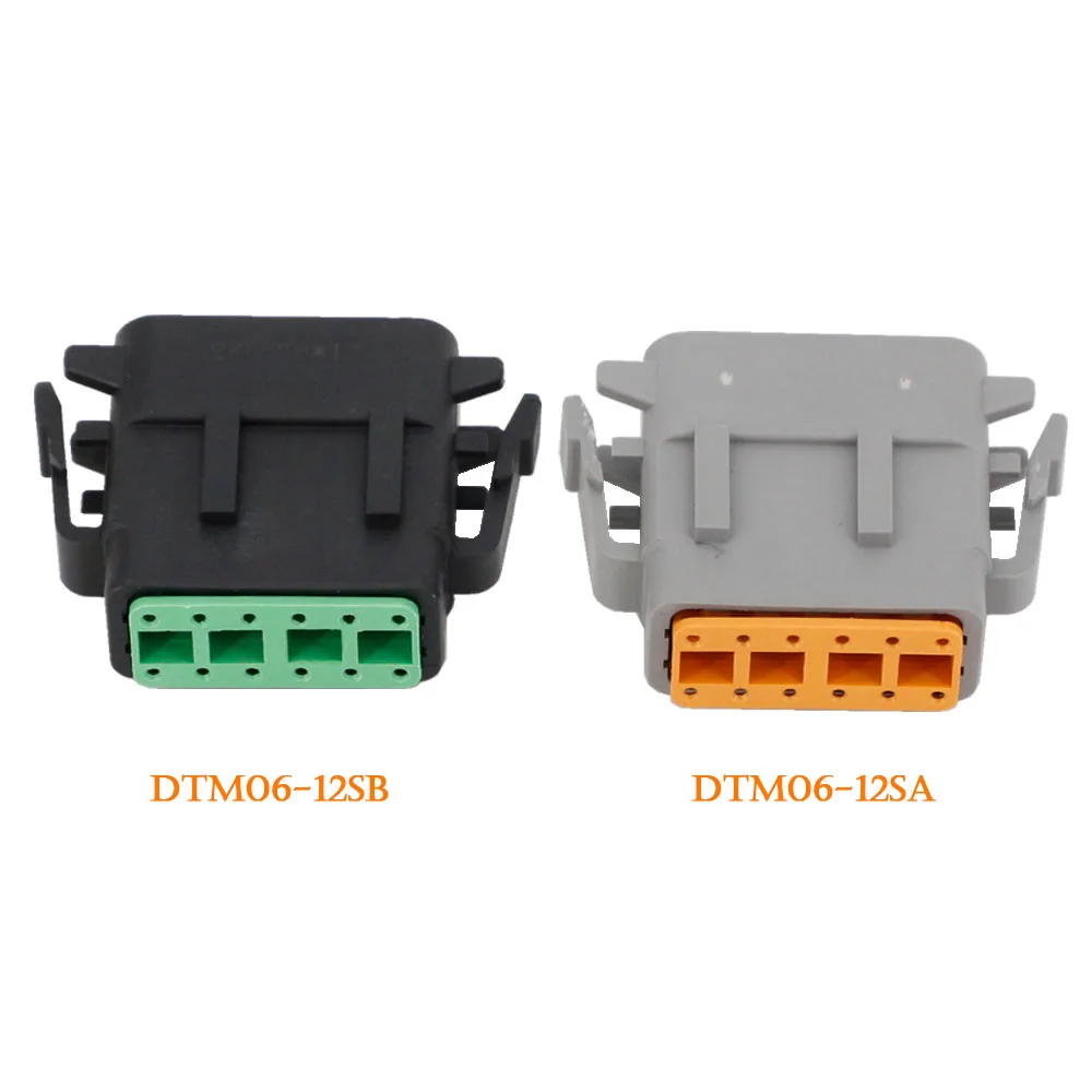 

1 Set 12 Pin Connector DTM06-12SB / DTM06-12SA Automotive Connector Heavy Truck Wiring Harness Plug