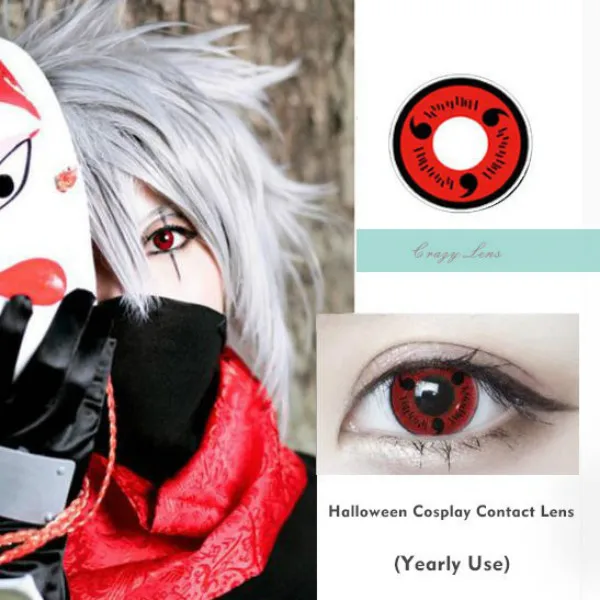 

EYESHARE 2pcs/Pair Halloween Cosplay Colored Contact Lens for Eyes Cosmetic Contact Lenses Eye Color Yearly Use