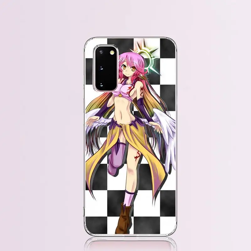 HPCHCJHM No Game NO life аниме черный ТПУ мягкий резиновый чехол для телефона Samsung S9 plus S5 S6 S7