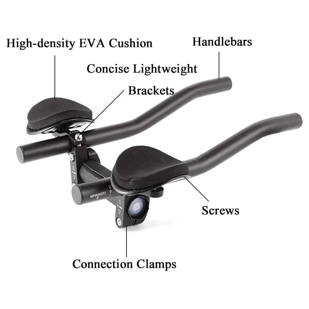 

Handlebar Aero Bars Bicycle Rest Handlebar Bike Aluminium Alloy Arm Rest Handlebar Relaxlation Handlebars