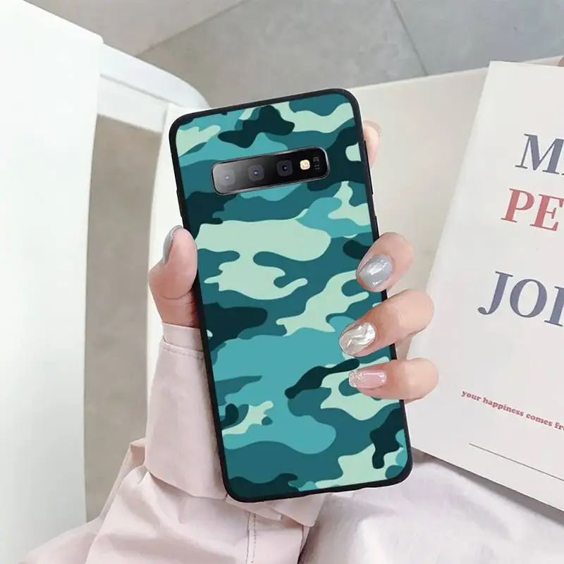 

Camouflage Military Camo Phone Case For Samsung S6 S7 edge S8 S9 S10 e plus A10 A50 A70 note8 J7 2017