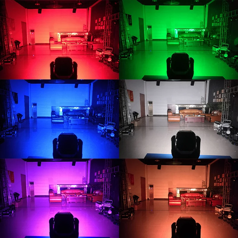 Подвижный головной светильник мощностью 150 Вт светодиодный прожектор с COB