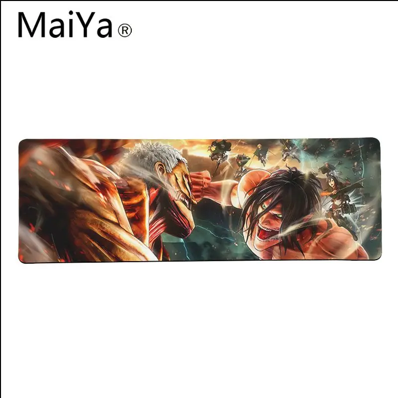 Maiya высокое качество атака на Титанов DIY дизайн игровой с узором коврик для мыши