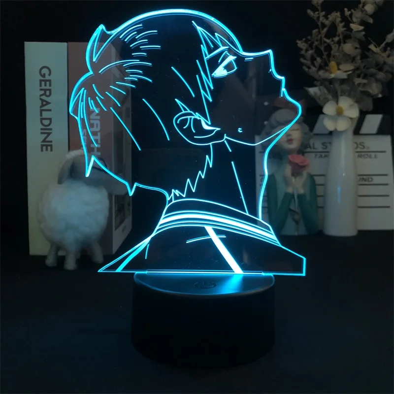 

Haikyuu Japanese Anime Manga Battery Operated 3D Night Light Alarm Clock Base Light Decorative Child Color Projector Kids