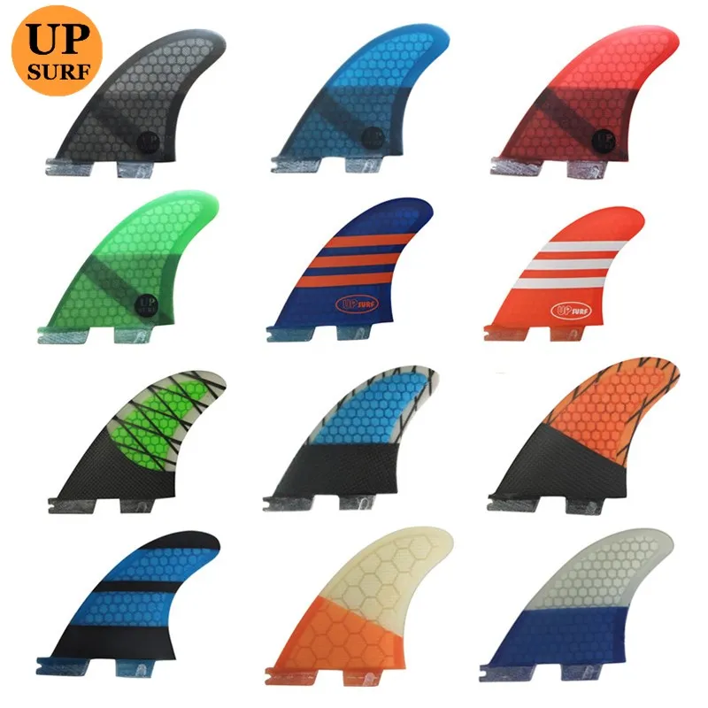 FCS II-K2.1Fins трехсекционный сотовый FCS2 плавник синий/оранжевый/серый/красный/зеленый Quilhas Surf Fin