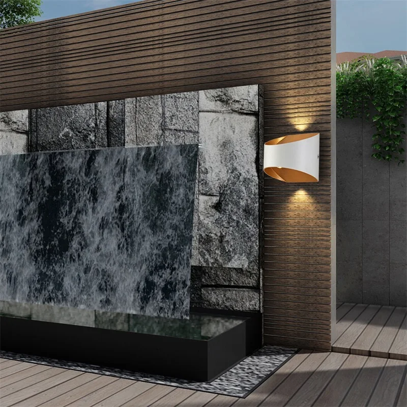 AOSONG водостойкие настенные светильники современные наружные бра для патио 220 В 110