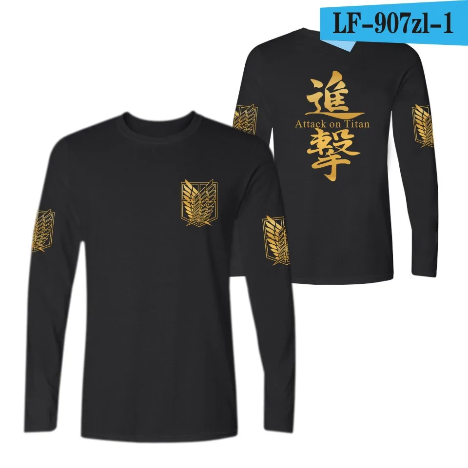 Толстовка атака на Титанов свитеры и пуловеры в стиле аниме уличные топы унисекс