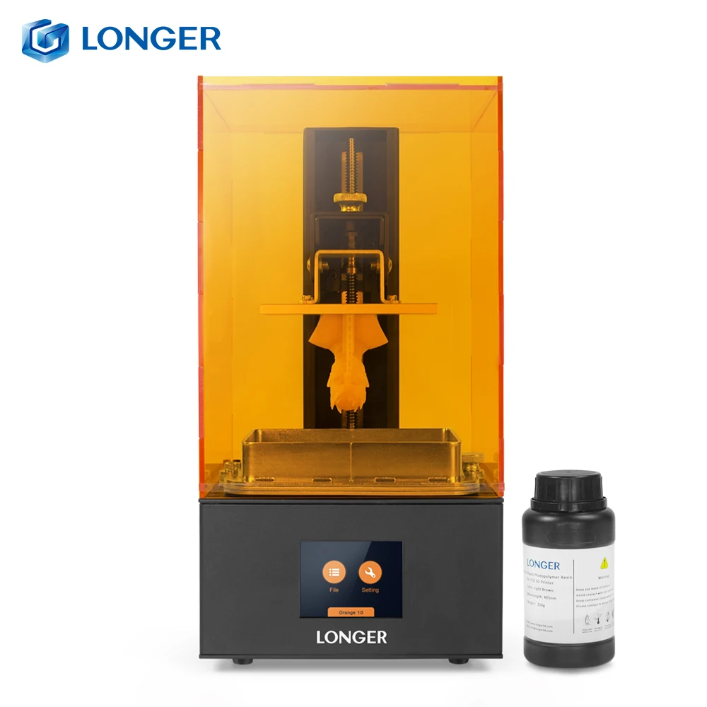 Orange10 ЖК 3d принтер УФ содержит смолы 3D печатный материал Off-Line SLA Полный полимерный