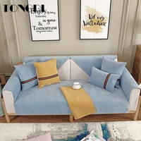 tongdi modern luxury sofa cover elegant towel waterproof pet slipcover anti skid seat couch decor for summer parlour livingroom