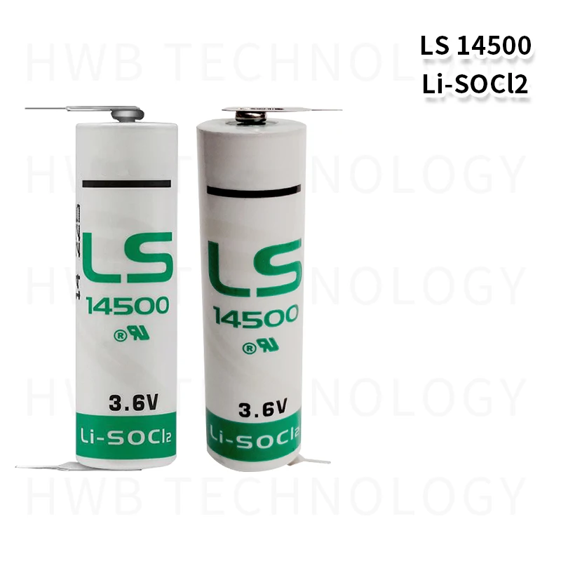 6 упаковок новинка для SAFT LS14500 AA ER14505M 3 В 2600 мАч литиевая батарея с припоями