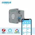 LIVOLO база Touch Экран ZigBee переключатель, для использования в домашних условиях 1 Путь аксессуары переключатель, без плиточно-Панель, для замены, сделай сам товары случайным образом