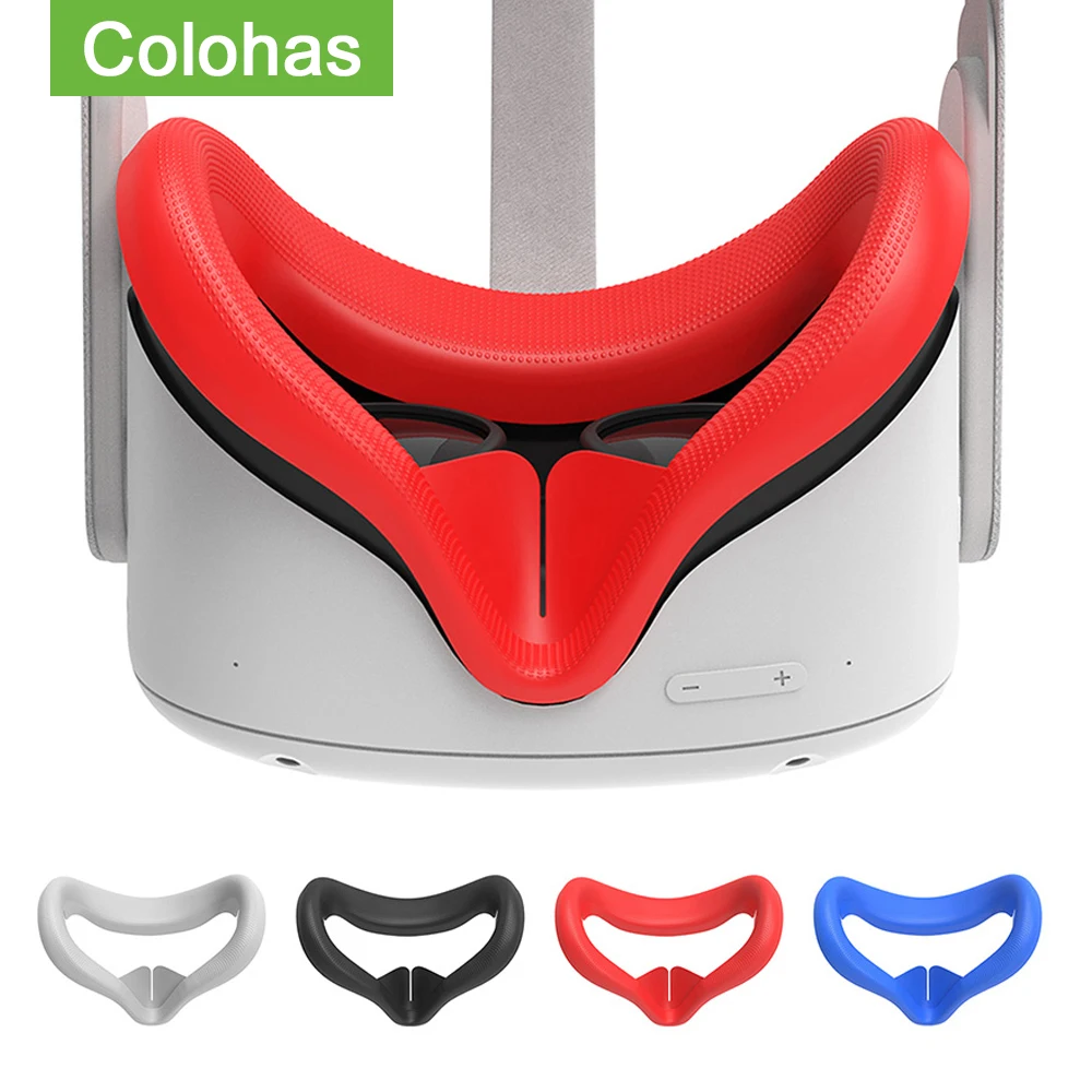 

For Oculus Quest 2 Replacement Silicone Protective Face Cover Protective Mat Eye Pad For Oculus Quest 2 VR Accessories