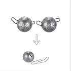 ILure 10 шт.лот 2g 3g 4g 5g 8g 10g 12g Мормышка свинцовая глубокая вода пуля вес Мягкая приманка приманки Texas рыболовные снасти аксессуары