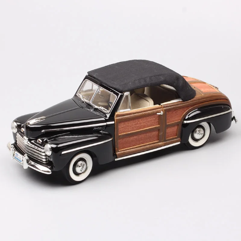 Классический масштаб 1:18 роскошный 1946 Ford Sportsman Вуди трансформер Литые и