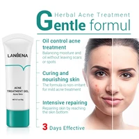 lanbena oligopeptide acne treatment gel creme facial comedones reduce scars whitening redness skin care products face skin care