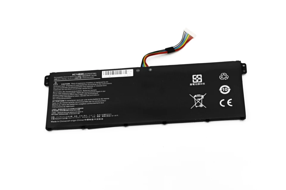 Golooloo 15,2 v 2600mAh Аккумулятор для ноутбука для ACER Aspire ES1-531-C7KL ES1-711 AC14B8K R3-131T R7-371T V3-111/111 P/112 P/371/