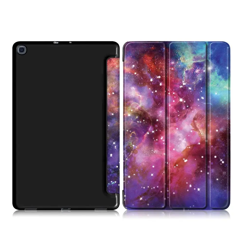 T515-TPUSZ-YHX Ультра тонкий PU чехол для samsung Galaxy tab A 10,1 SM-T510 T515 планшет чехол для samsung tab a 10.1 чехол - Цвет: T515-TPUSZ-YHX