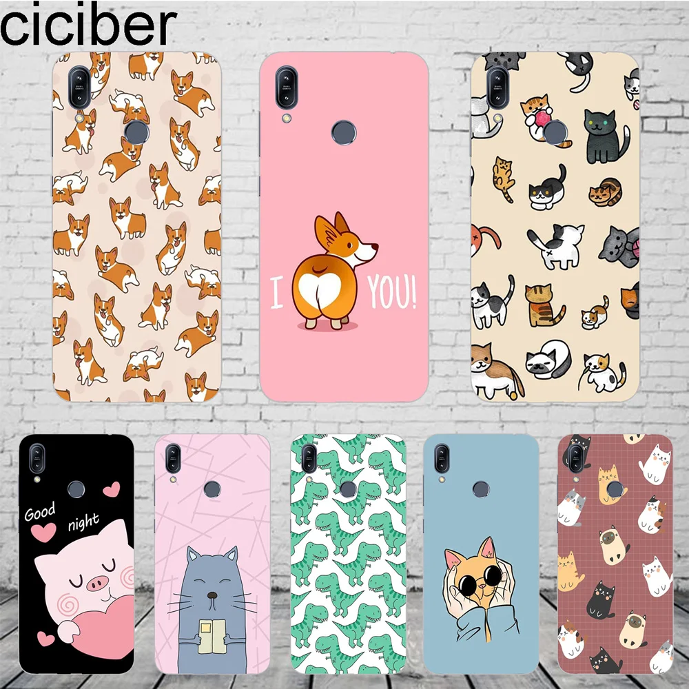 Чехол с корги ciciber Cat Dog для ASUS Zenfone Max Pro M1 ZB601KL ZB602KL Для ZenFone Max Pro M2 ZB631KL ZB633KL чехол для телефона из ТПУ