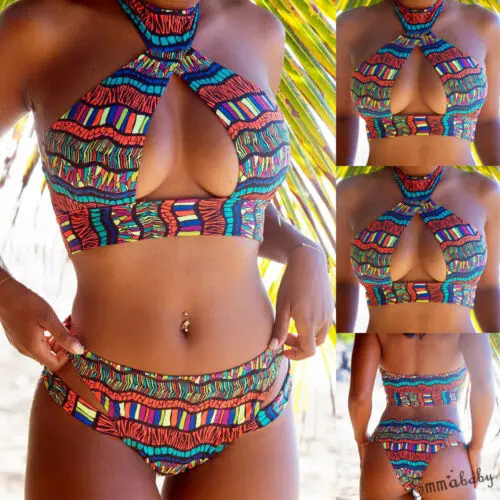 Сексуальный женский летний купальник в стиле бохо пляжная одежда Монокини пуш-ап